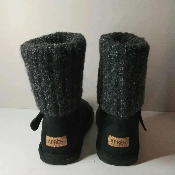 APRES LAMO Hurricane Suede boots sweater style size 7 m - Picture 8 of 11